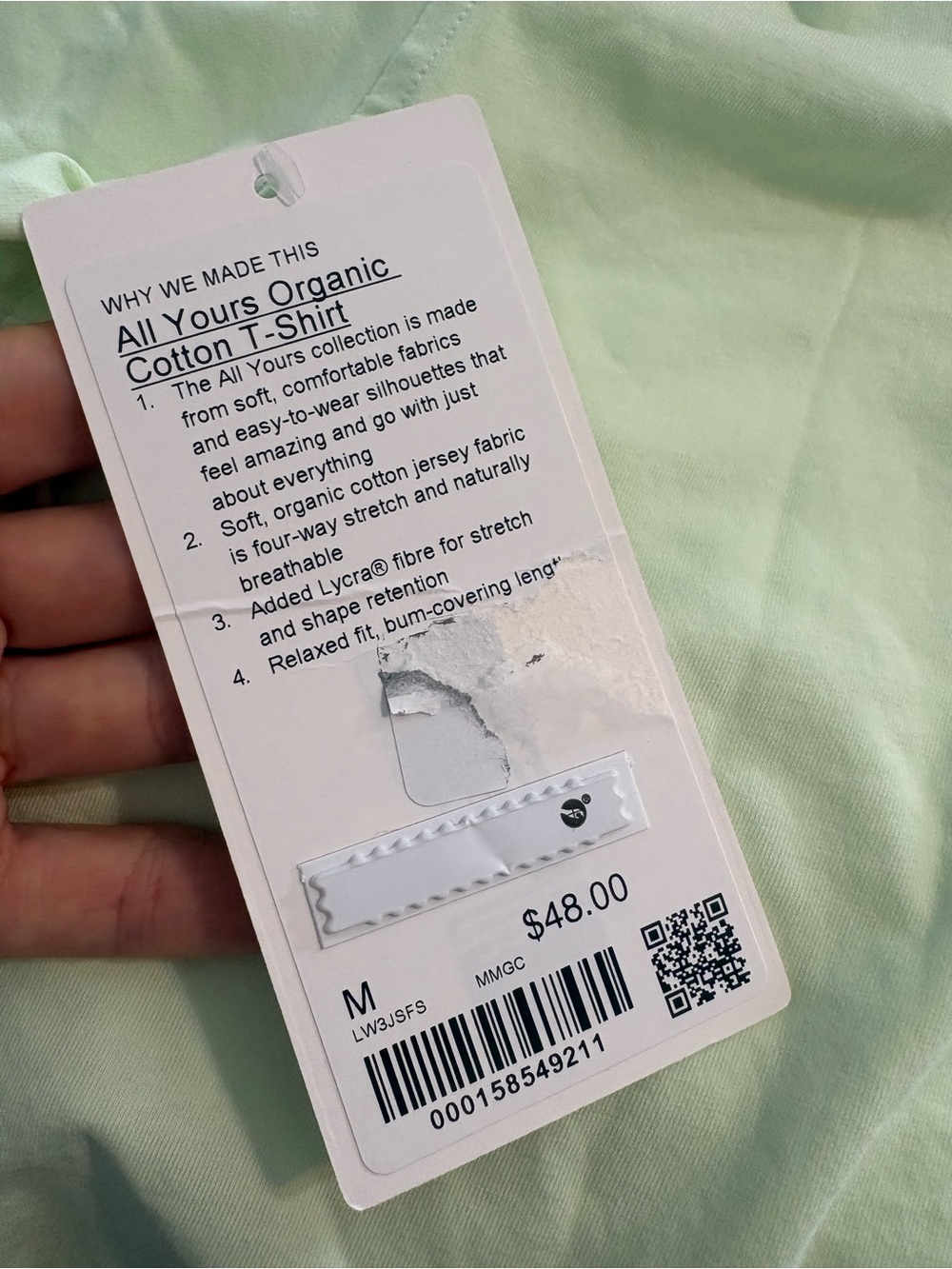 Lululemon All Yours Organic Cotton Crewneck T-Shirt, Medium, Color Macha Magic - Picture 6 of 6